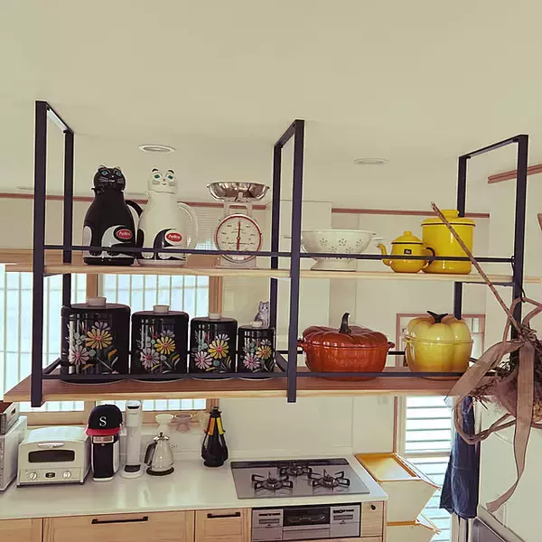 「「好きと幸せが詰まった、明るいナチュラルなカフェ風キッチン」 by haruさん」の画像