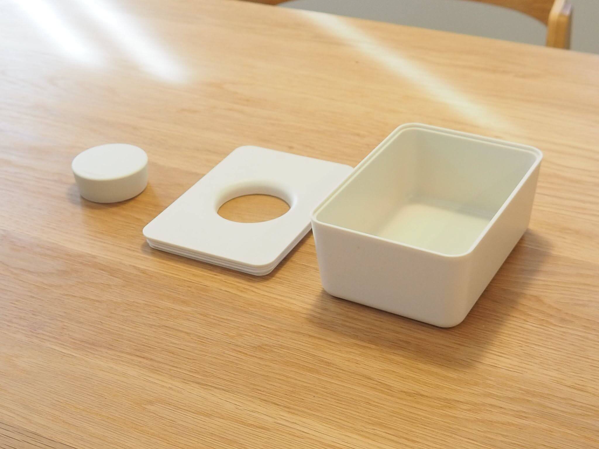 「暮らしの美観を守ってくれる、シンプルなウェットティッシュケース」 by ariさん