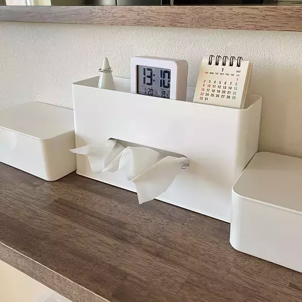 「置くだけでお部屋の雰囲気がアップする！使いやすさも兼ね備えたニトリのおすすめティッシュケース」の画像