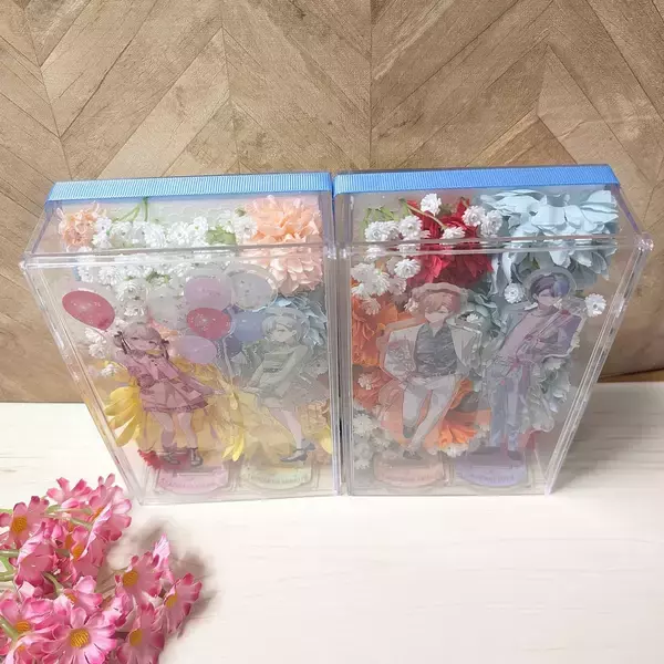 「「推し活に！イメージカラーで飾るディスプレイケースのつくり方」 by yumiさん」の画像