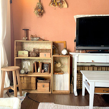 お部屋がやさしい表情に♪収納やディスプレイを楽しむりんご箱の活用アイデア