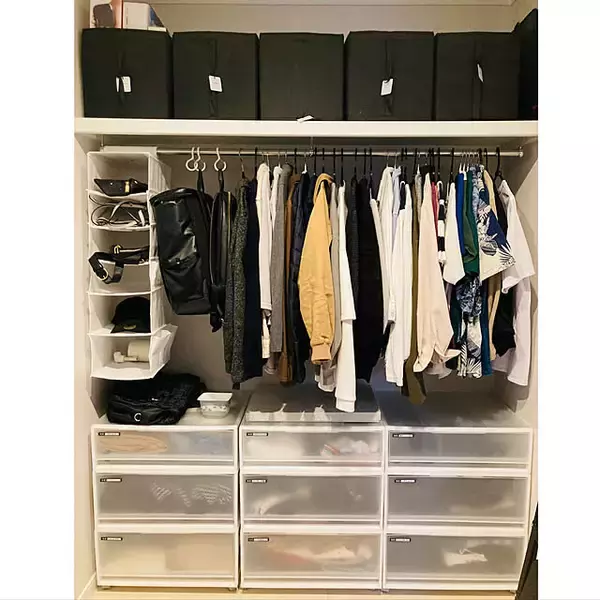 「積んで、並べて収納力アップ♪無印良品の引き出し式ポリプロピレンケース活用アイデア」の画像