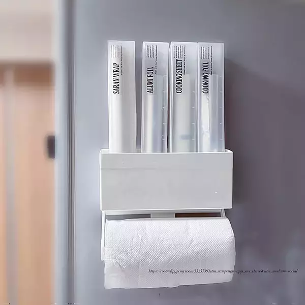 「必要なときにパッと手に取れる！見た目も良いキッチンペーパー収納のアイデア集」の画像