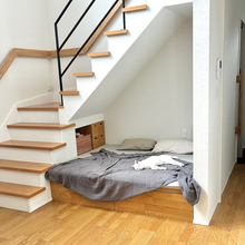 「風通しの良い、ヌックと吹き抜けのあるシンプルナチュラルな家」 by h___m.z.kさん