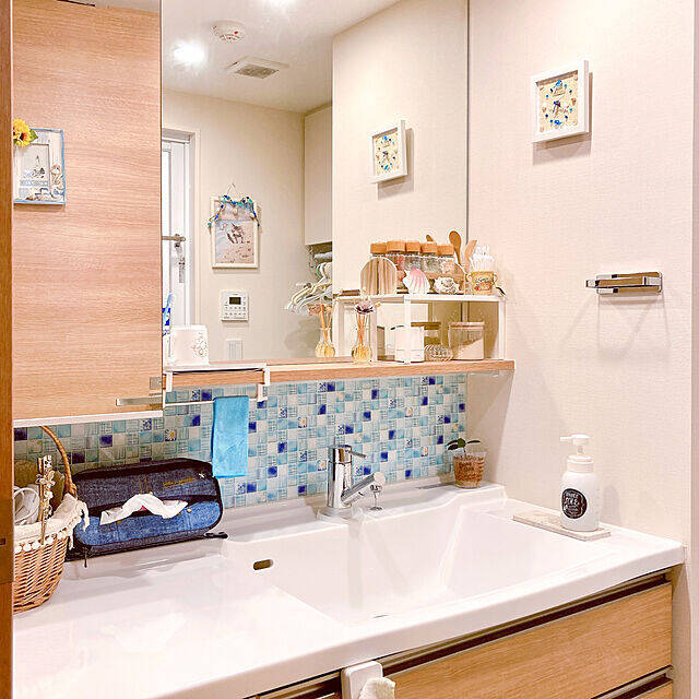 今すぐ真似したいアイデア満載！洗面所のリメイク実例集