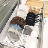 「ごちゃつく食器がすっきり片付く！IKEAアイテムで叶える収納アイデア7選」の画像5
