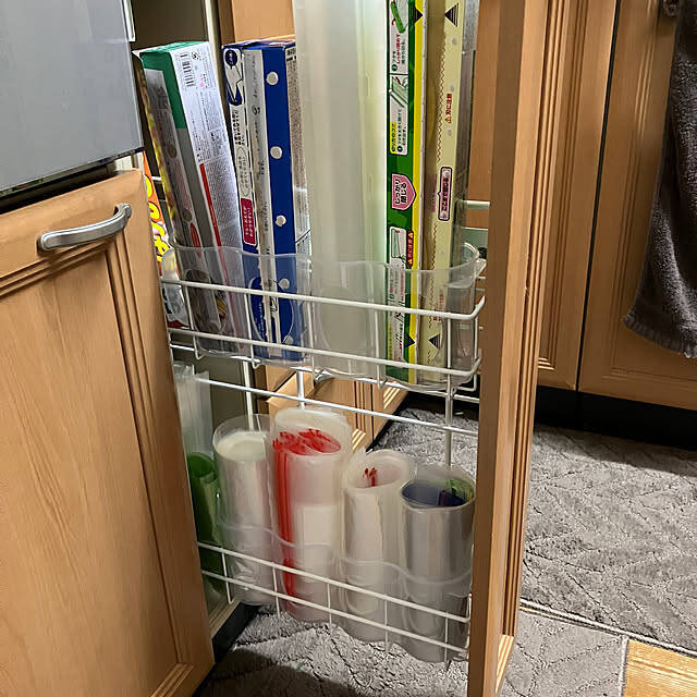 排水口ネットもジェルボール洗剤もごちゃつかせず使いやすく！セリアで消耗品をスッキリ収納