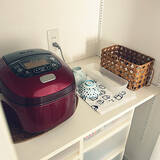 「家事の効率アップに直結☆炊飯器と電子レンジの置き方・置き場所アイデア」の画像1