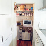 「家事の効率アップに直結☆炊飯器と電子レンジの置き方・置き場所アイデア」の画像11