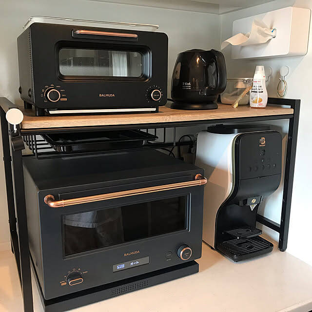 家事の効率アップに直結☆炊飯器と電子レンジの置き方・置き場所アイデア