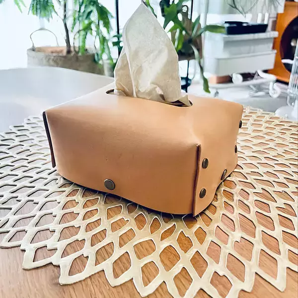 「素材もさまざま！きっと作ってみたくなるハンドメイドのティッシュケース」の画像