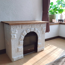 貼るだけでぬくもりをプラス♪ダイソーのクッションレンガシートで叶えるDIY実例