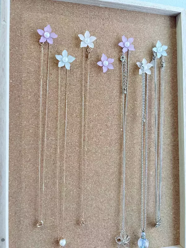 「「ウッドボックス×ビーズでつくる、ネックレスホルダー」 by aoi0915さん」の画像