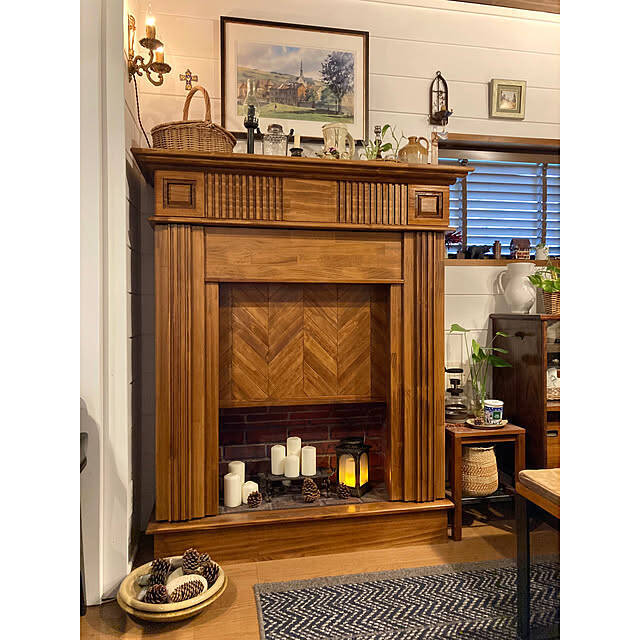 心ときめく空間に♡マントルピースDIYで叶える飾って楽しむ暮らし