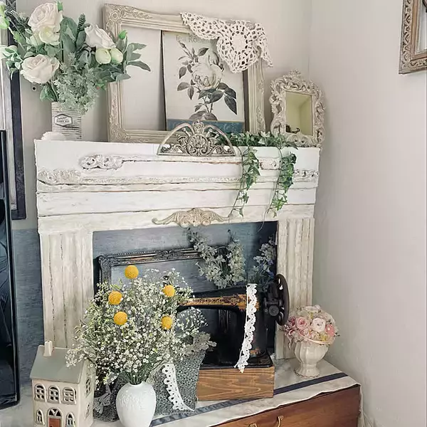「心ときめく空間に♡マントルピースDIYで叶える飾って楽しむ暮らし」の画像
