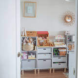 「シンプルだからおうちのどこでも活躍してくれる♪ニトリのカラーボックスを使った収納アイデア」の画像7