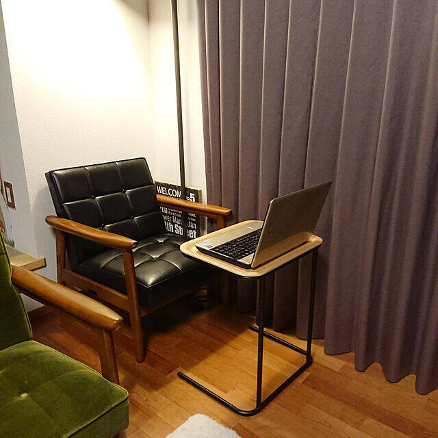 ミニマルだけどマルチに活躍♪無印良品スチールトレースタンドのある 