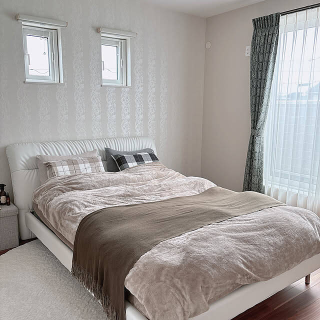 寝室の印象がバッチリ決まる♡デザイン性も機能性も大満足なニトリの掛け布団カバー