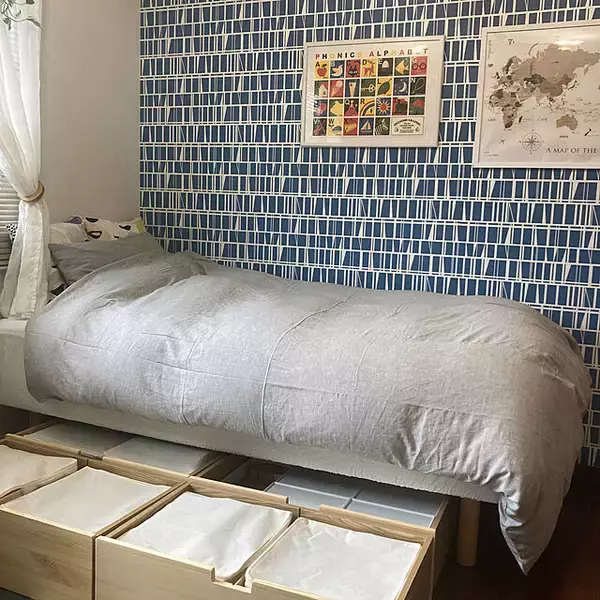 「スッキリルームで快適に眠りたい方におすすめ♡参考にしたい寝室の収納術」の画像