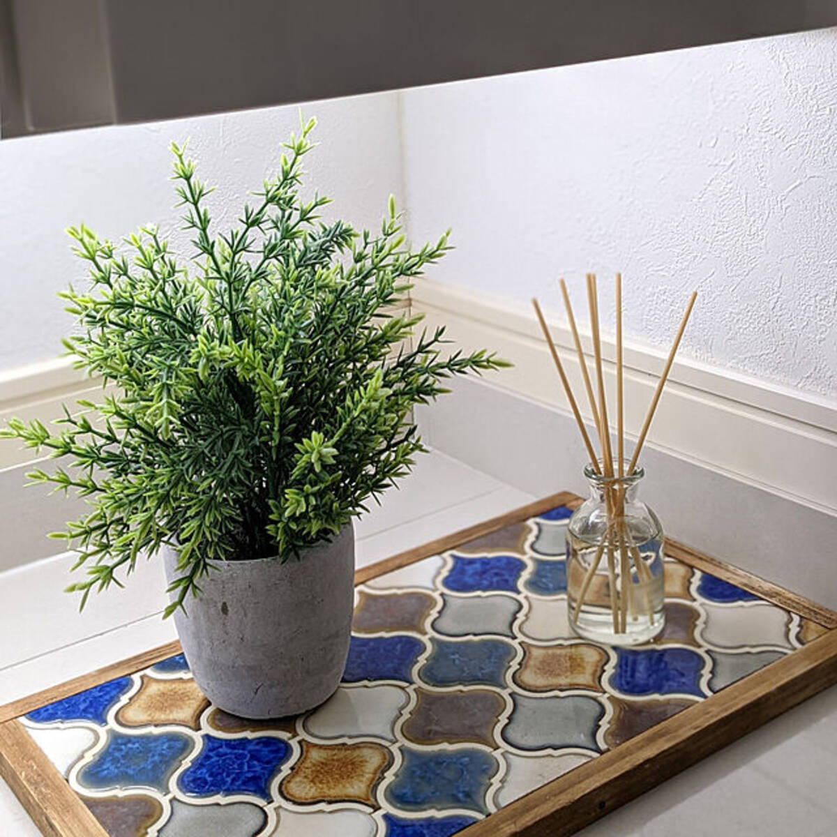 レトロな見た目が魅力 タイルやタイル風リメイクシートを使ったアイディア 22年2月28日 エキサイトニュース