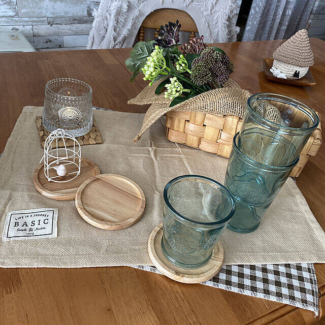 使いやすいサイズ感もうれしい♡セリア水杉バスケットの活用アイディア