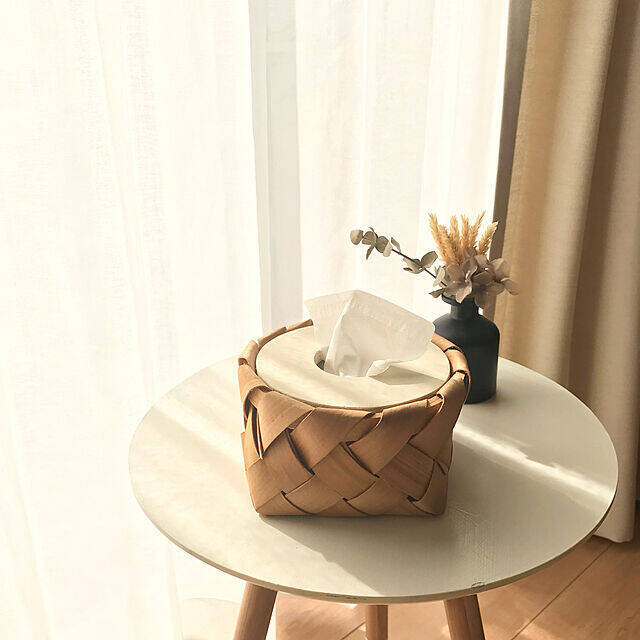 使いやすいサイズ感もうれしい♡セリア水杉バスケットの活用アイディア