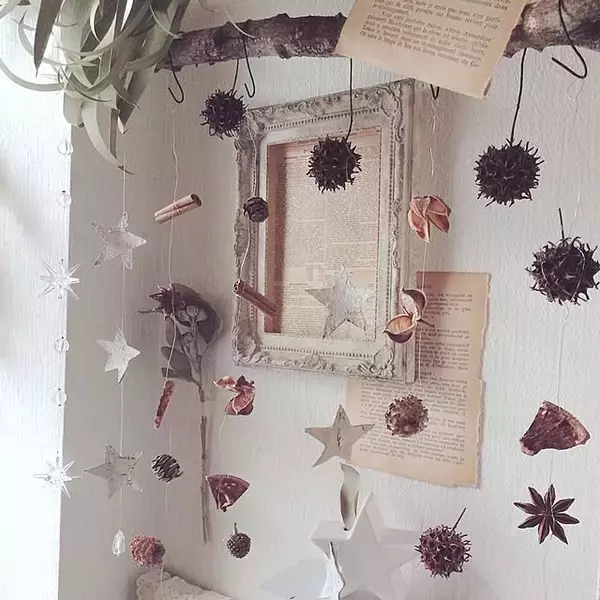 「おうちのツリー＆リースを自分で作ってみませんか♪ダイソーのナチュラルパーツでハンドメイド」の画像