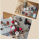 「おうちのツリー＆リースを自分で作ってみませんか♪ダイソーのナチュラルパーツでハンドメイド」の画像5