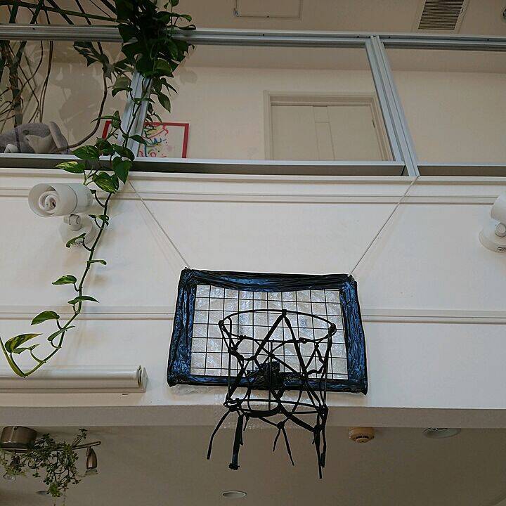 「プランタースタンドがいい仕事をする、簡単バスケットゴールつくり」 by urchinさん