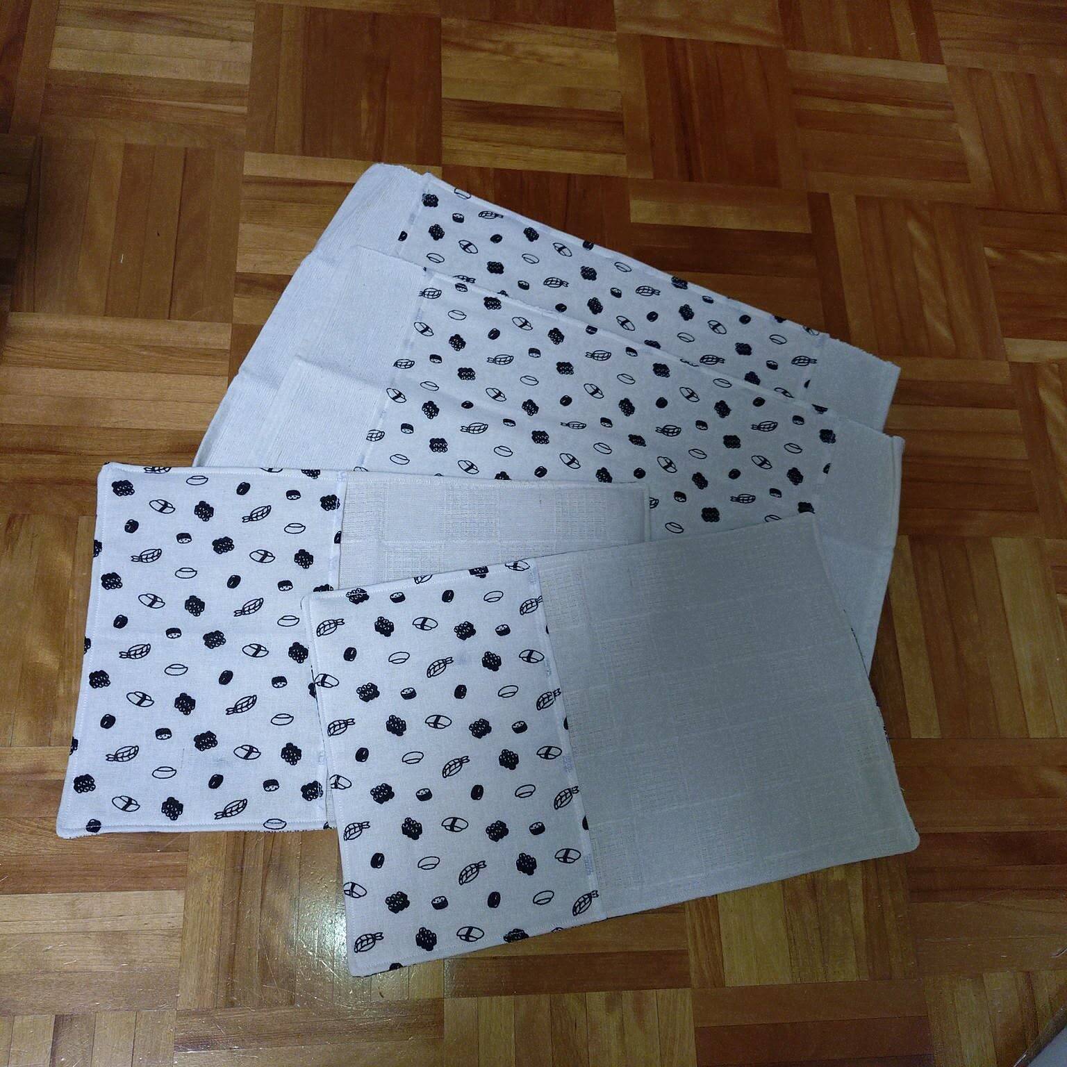 「可愛い手ぬぐいを使ったランチョンマットのつくり方（2パターン）」 by ameamekaasanさん