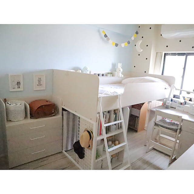 空間を広く活用できて便利♪子ども部屋にも◎のニトリの「ロフトベッド」