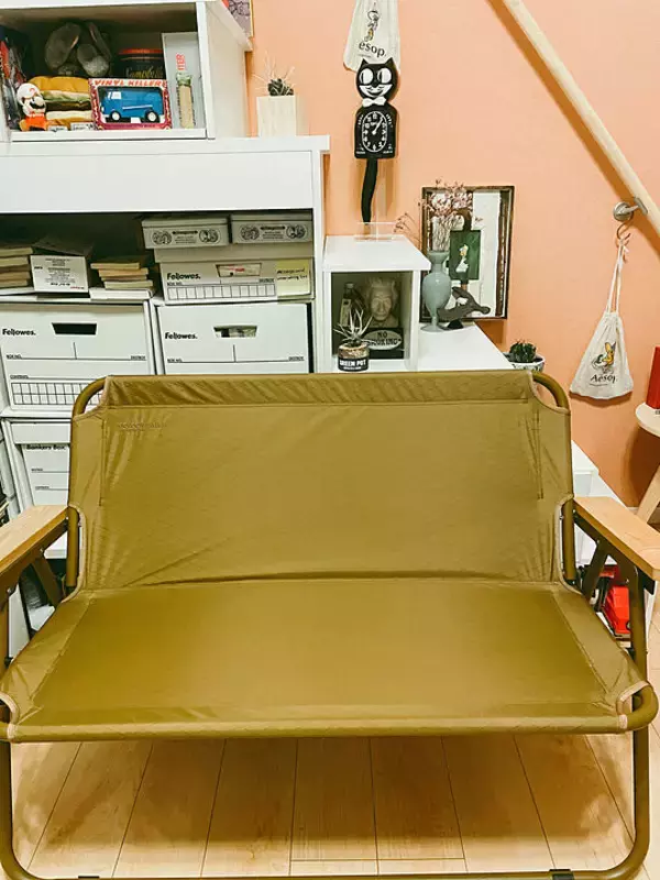 「「本格アウトドア製品を家の中でも！軽くて丈夫なアルミベンチ」 by jellyfish.backboneさん」の画像