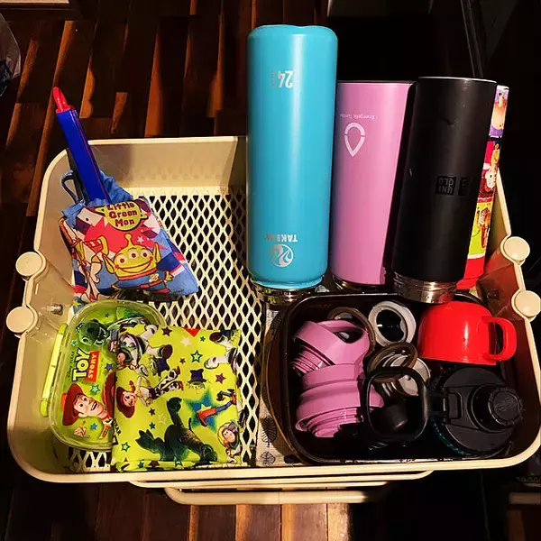 「快適に水筒を持ち歩くために☆洗ったあとの一時置き場や収納作りのコツ」の画像