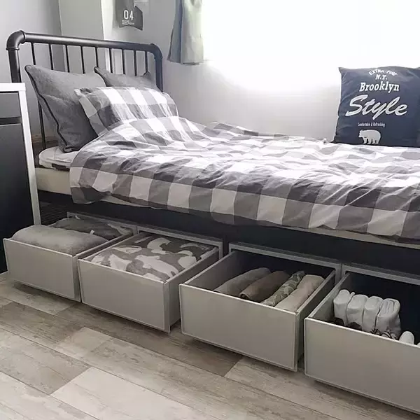 デッドスペースを賢く利用して寝室を使いやすく！ベッド下収納のアイデア集