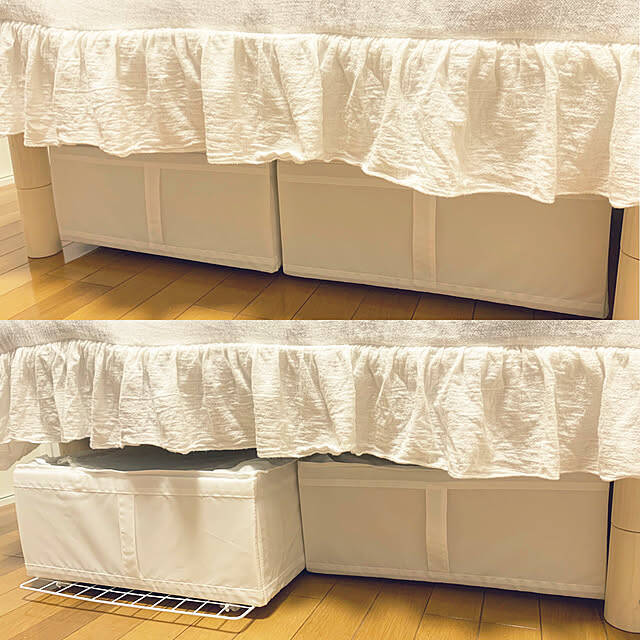 デッドスペースを賢く利用して寝室を使いやすく！ベッド下収納のアイデア集