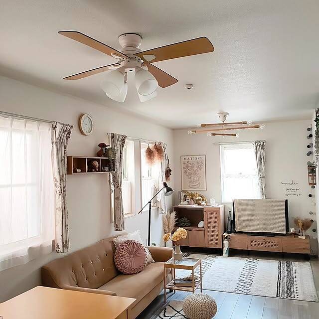 電気代の節約にも！デザインも機能も妥協しないシーリングファン6選