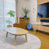 「まあるいフォルムでくつろぎ感アップ。無印良品のこたつの魅力＆コーディネート実例」の画像4