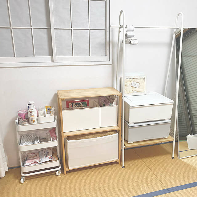 おうちの収納場所としてしっかり活用♪和室の収納作りに役立つニトリのアイテム