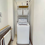 「洗濯機まわりをすっきり整える♪お気に入りのランドリーラックで収納も家事も快適に」の画像2