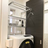 「洗濯機まわりをすっきり整える♪お気に入りのランドリーラックで収納も家事も快適に」の画像7