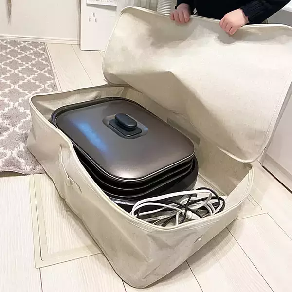 収納力とナチュラルな見た目が絶妙！無印良品のソフトボックス活用術