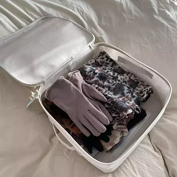 「収納力とナチュラルな見た目が絶妙！無印良品のソフトボックス活用術」の画像