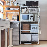 「家中で大活躍！おうちが整うスチールラックの便利な活用法6選」の画像1