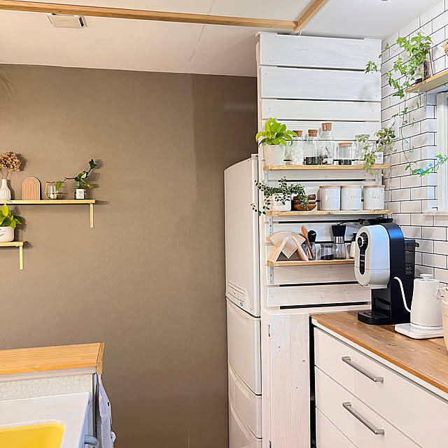 「DIY×グリーンで自分らしく♪作ることを楽しむ、ボタニカルなキッチン」 by yumimaruさん