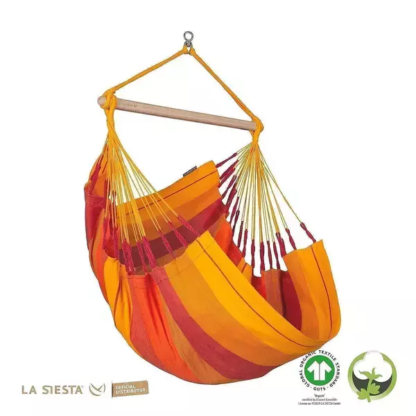 「お家でゆらゆらリラックスできる♪LA SIESTAのハンモックチェア」の画像