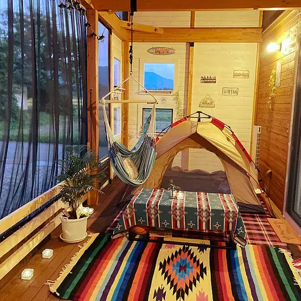 「お家でゆらゆらリラックスできる♪LA SIESTAのハンモックチェア」の画像