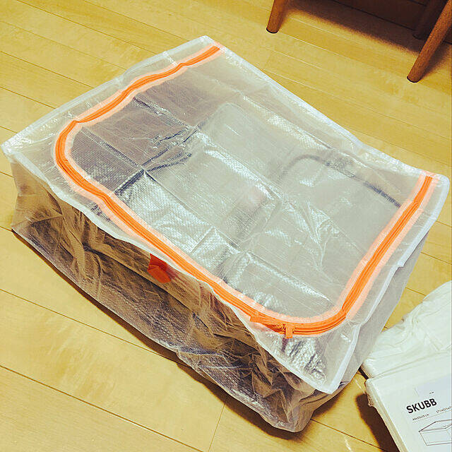 入れるだけで片付けやすさアップ♪あれこれしまえるIKEAの収納袋