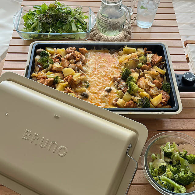 幅広い料理が作れて食卓も盛り上がる♪BRUNOホットプレート