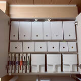 「見るたび気持ちよくなるような整った空間に。キッチンの吊り戸棚を120%活用する収納術」の画像6