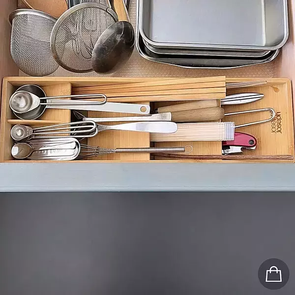 「出し入れしやすくすっきり整理整頓☆カトラリーの収納アイデア」の画像